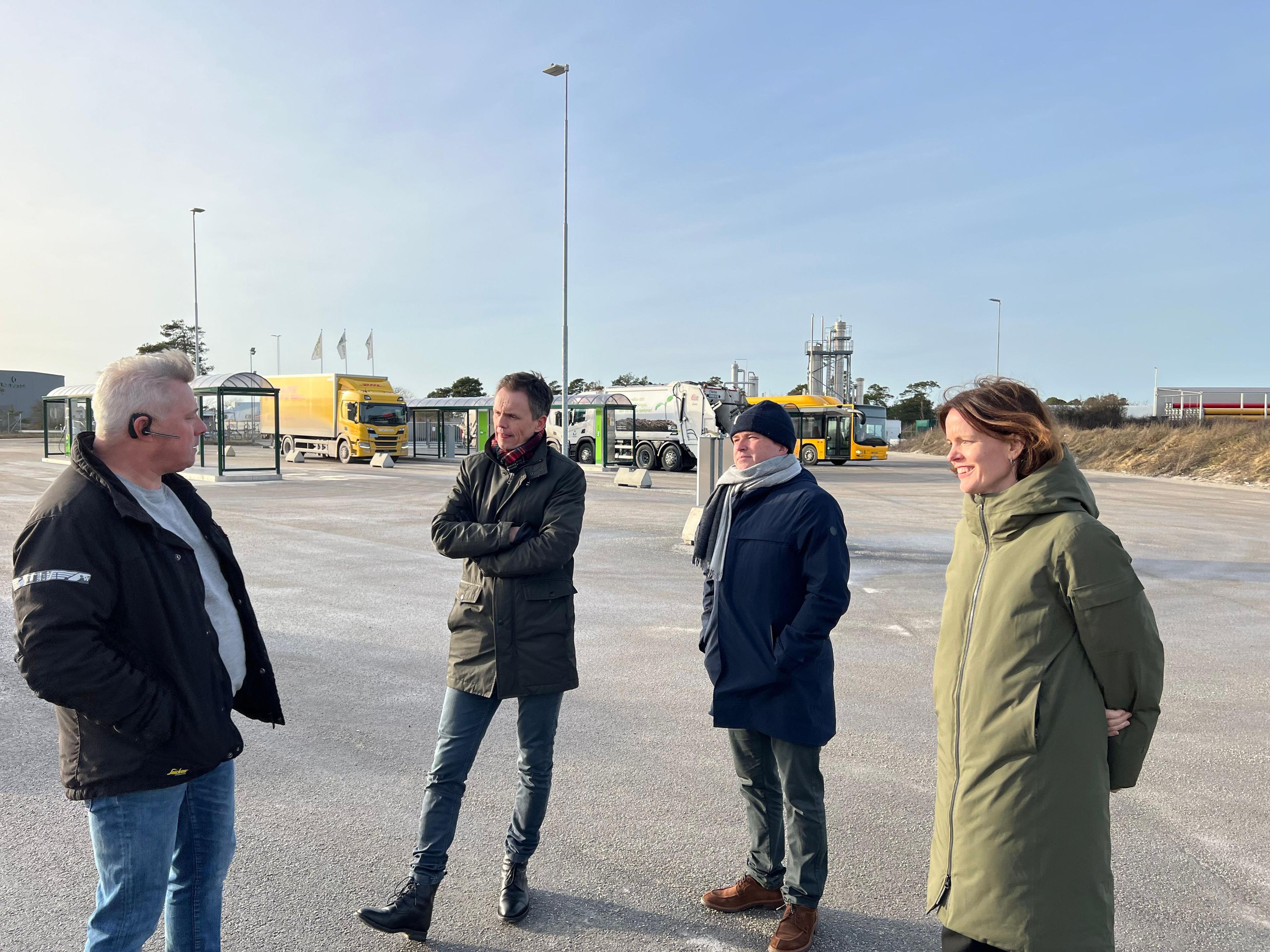 Delegation from Norwegian Hydrogen in Gotland